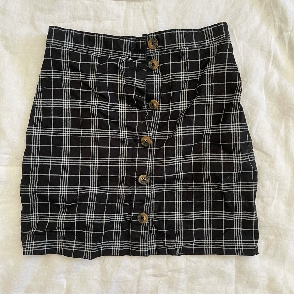 Checkered Skirt